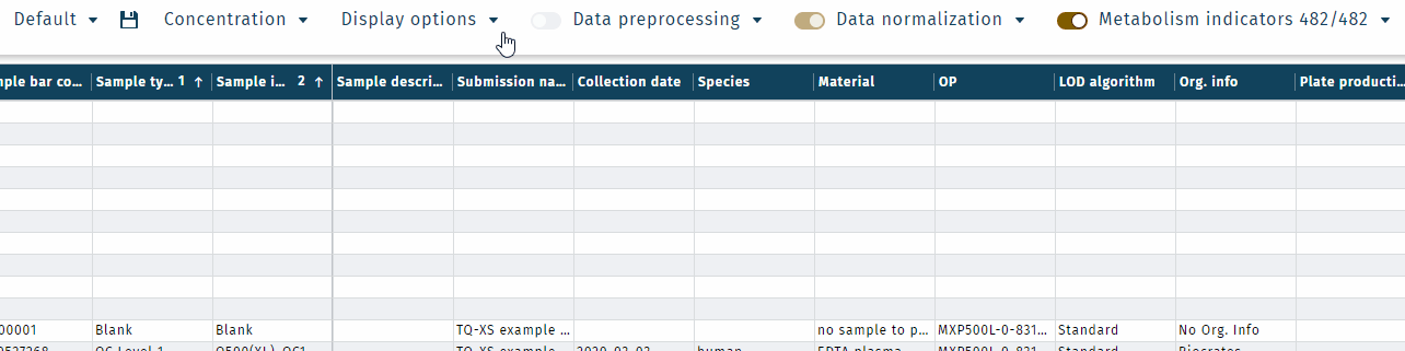 Context setting application example