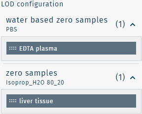 Linked materials for LOD calculations tissue with iProp